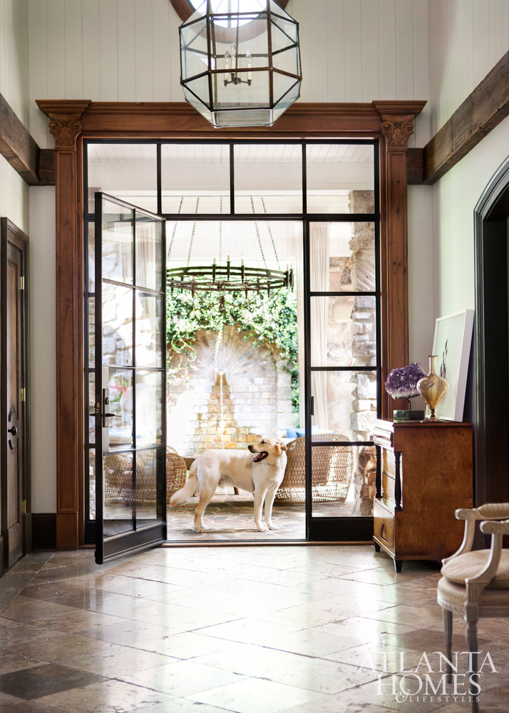 Upscale Charm in this fabulous Atlanta home - Atlanta Homes & LIfestyles | Erica George Dines Photography Edwards Architect Meridy King Interior Design Adriana Hernandez, Arcoiris Design Gardening
