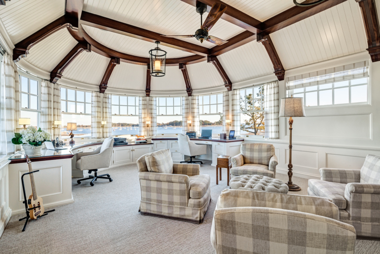 office overlooking the water Charles Hilton Architects