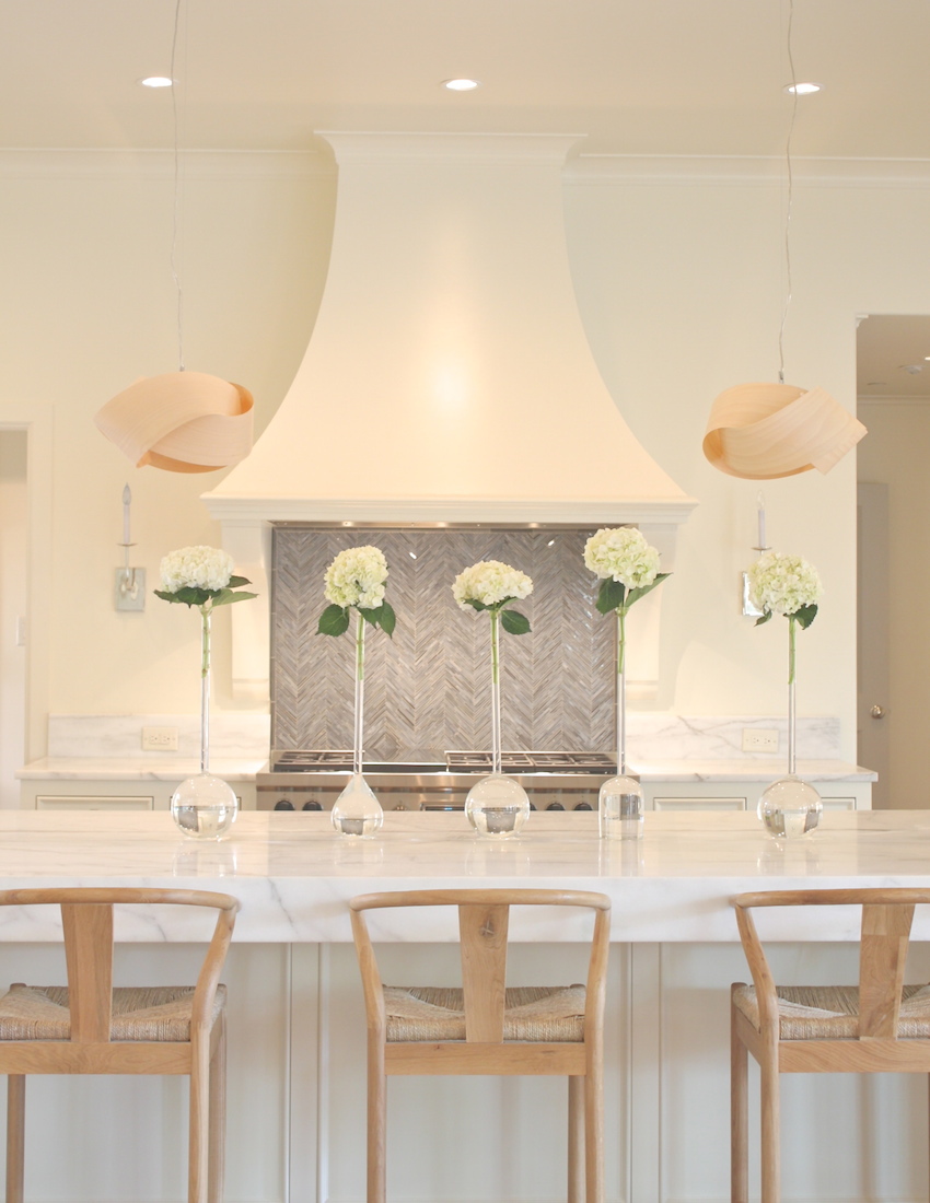 white kitchen from Collins Interiors
