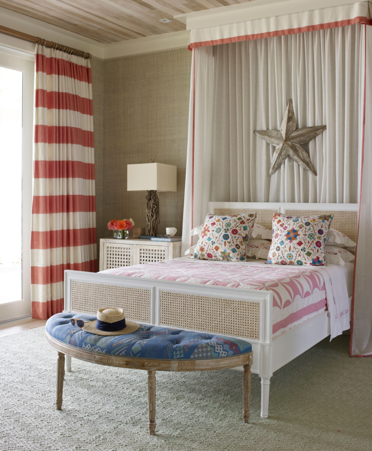 Bahamas house by Marshall Watson bedroom