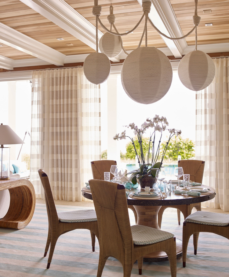 Bahamas house by Marshall Watson dining room