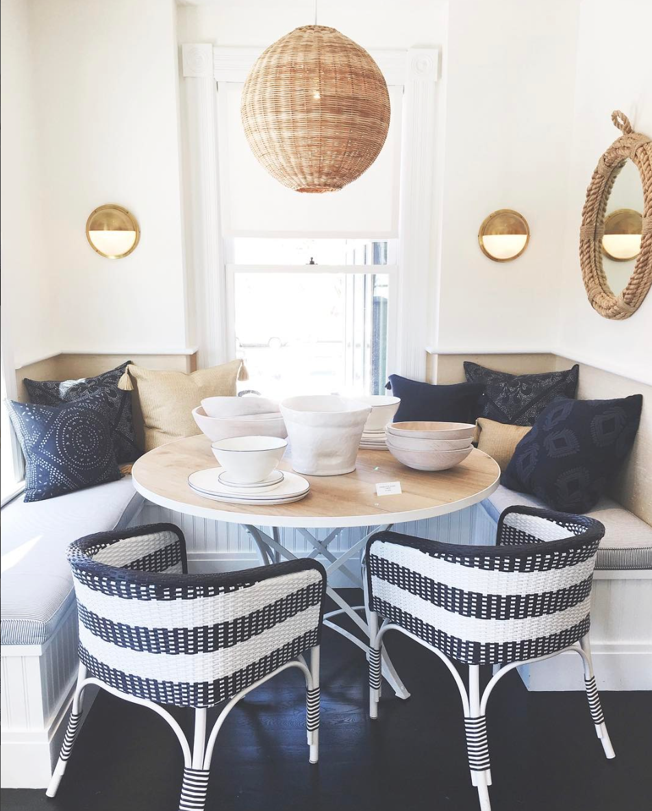 Banquette Seating, Serena & Lily Market Ready for Summer & More!