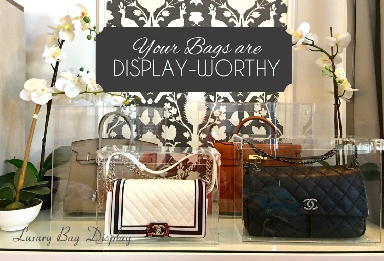 luxury bag display