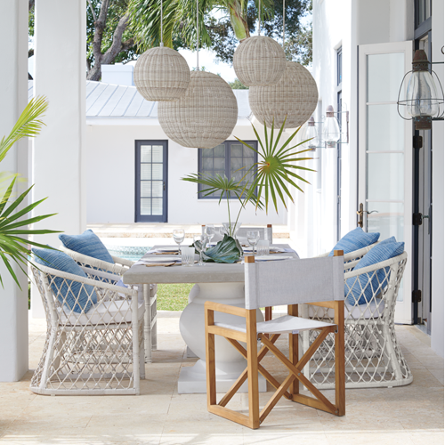 Serena & Lily - porch dining