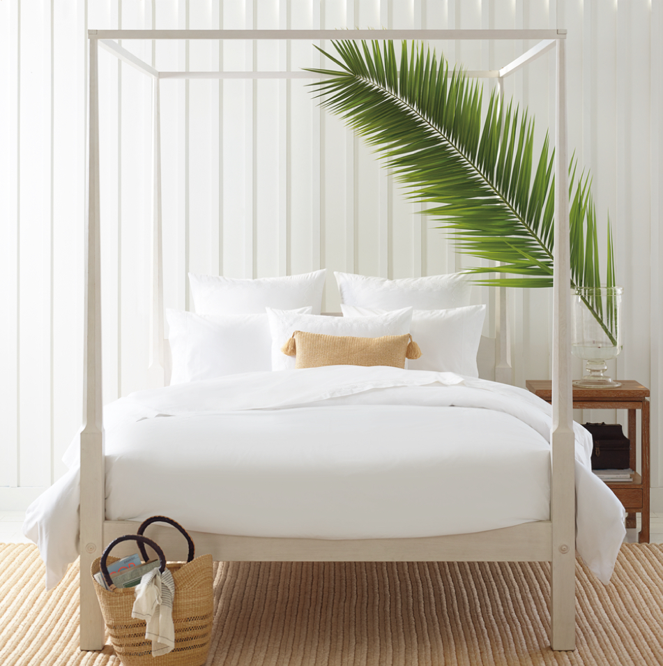 bedroom with Serena & Lily