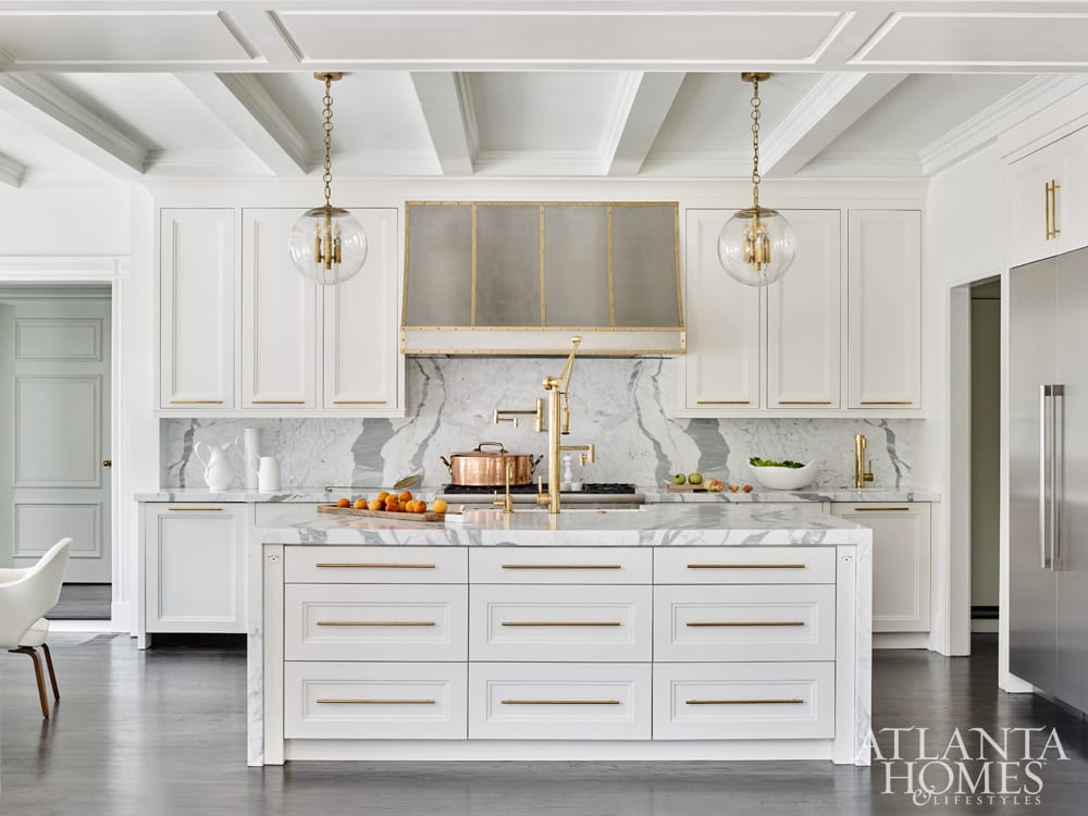 beginning Buckhead house kitchen