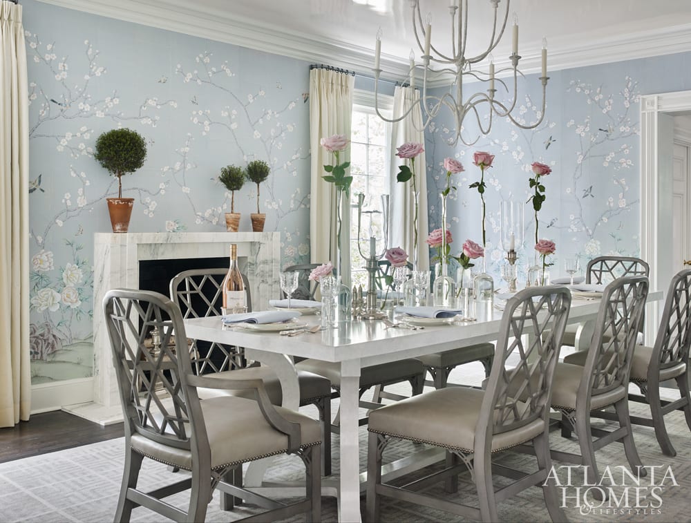 beginning Buckhead house dining room