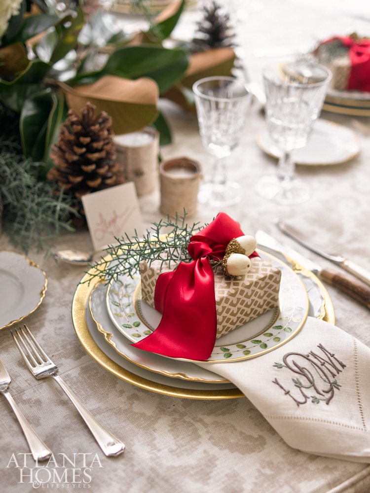 Christmas traditions table