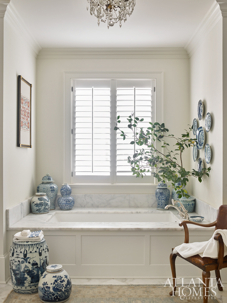 blend of old and new bathroom
