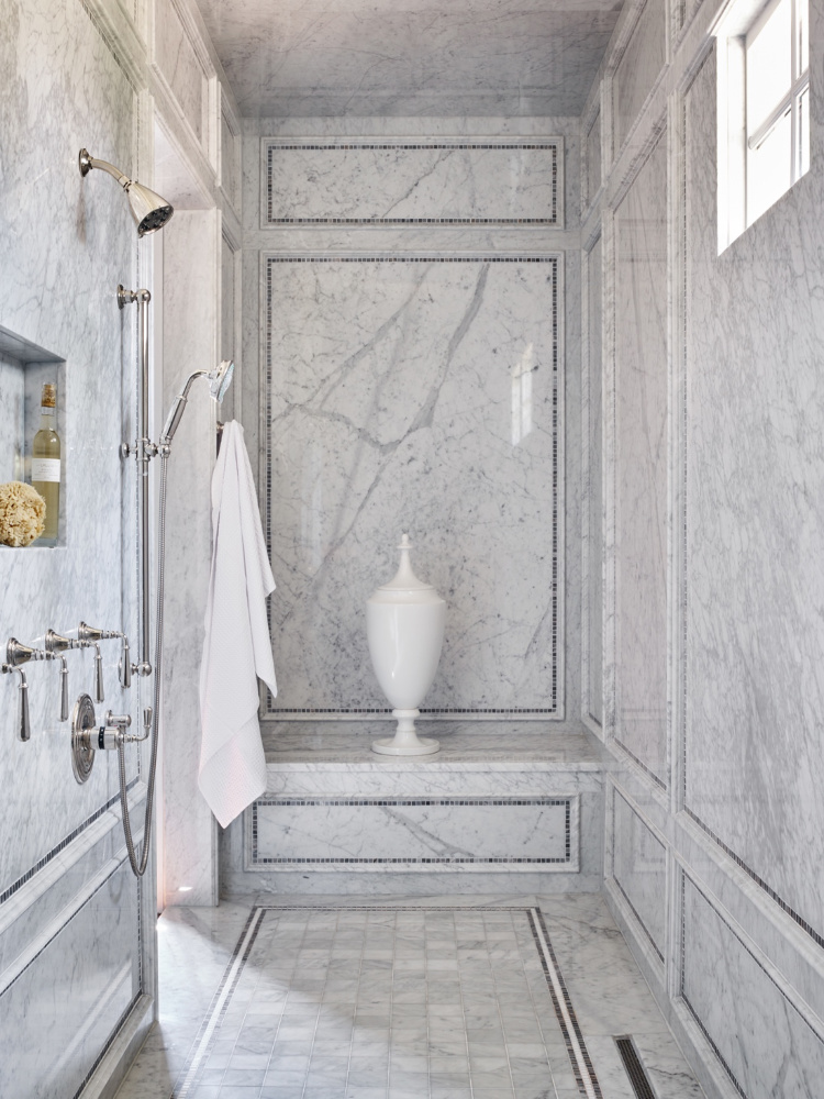 Harrison Design marble bathroom