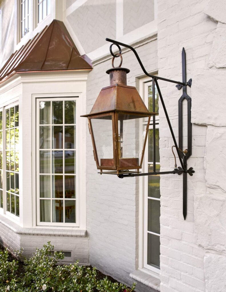 lanterns on house | Collins Interiors | Nathan Schroder Photography     Fabulous Outdoor Lighting - design chic