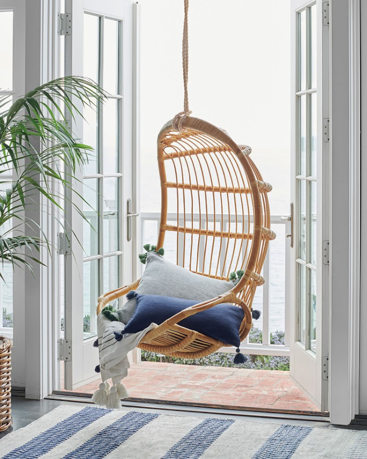 Serena & lily hanging chair