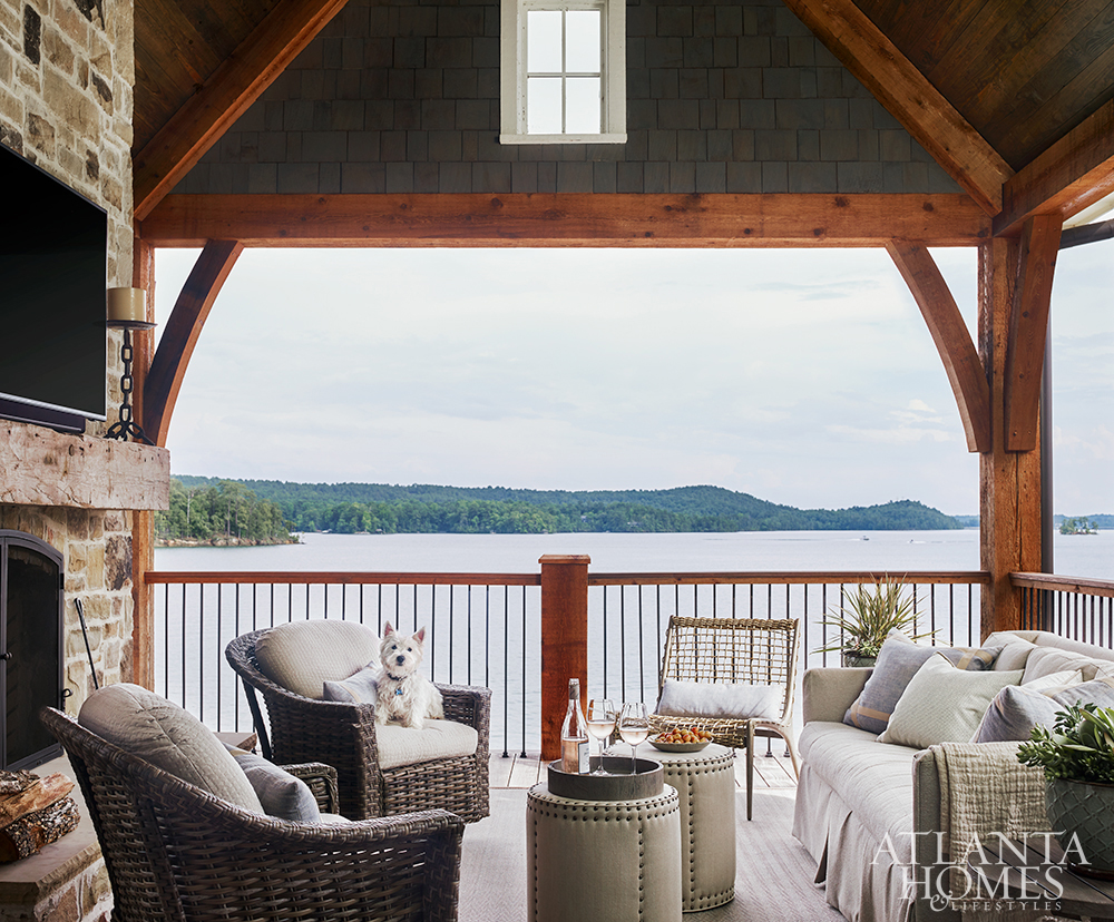 Lake Martin lake house designed by Liz Williams