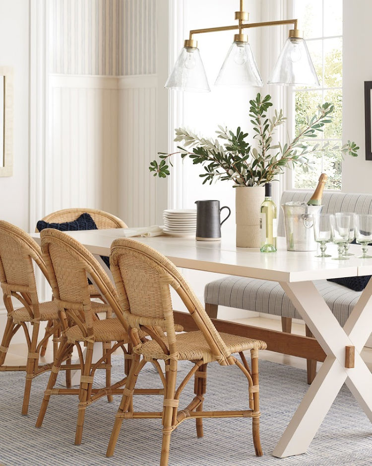 Serena & Lily dining table