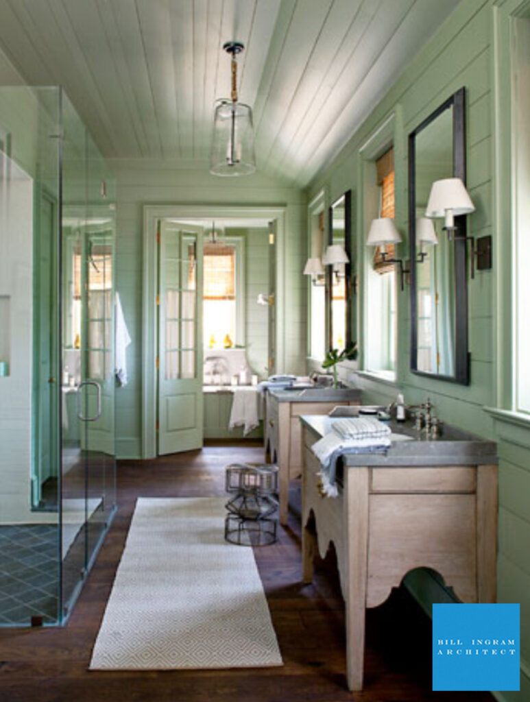 Bill Ingram Architect Lake Martin house bathroom
