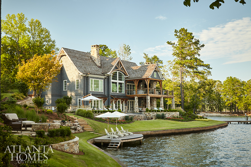 Lake Martin lake house designed by Liz Williams