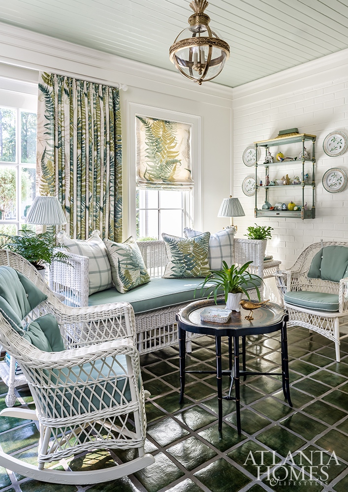 Southern House tour C. brandon Ingram Architect sunroom