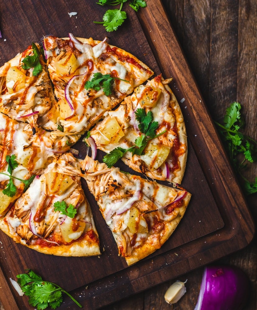 If you’re looking for a fun way to jazz up your summer dinner recipes, look no further. We’ve got you covered with the prettiest, yummiest ideas for every palate. Bon appetit! Chad Montano Photography Pineapple Barbecue Chicken Pizza Recipe