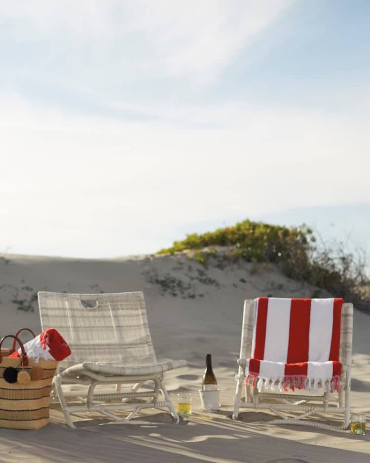 Serena & Lily beach towel accessory