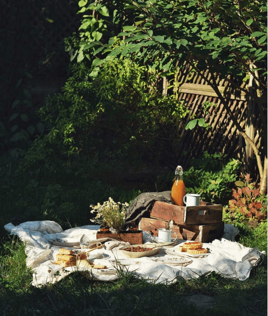 loving Rose & Ivy picnic