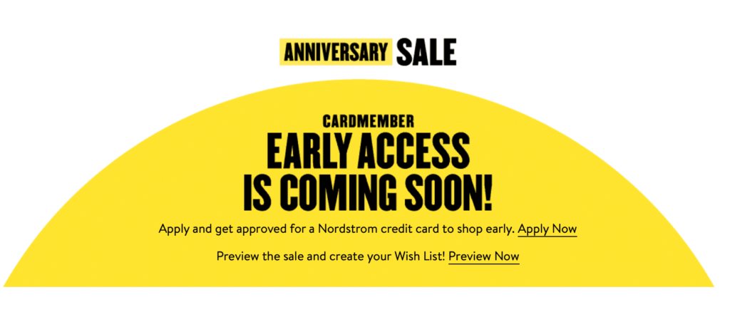 Nordstrom anniversary sale