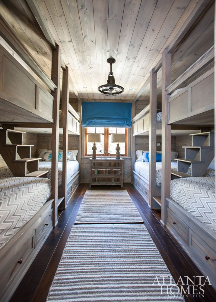 Greg Busch and Meridy King Atlanta Homes & Lifestyles bunkroom