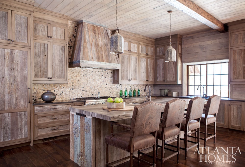 Greg Busch and Meridy King cabin kitchen