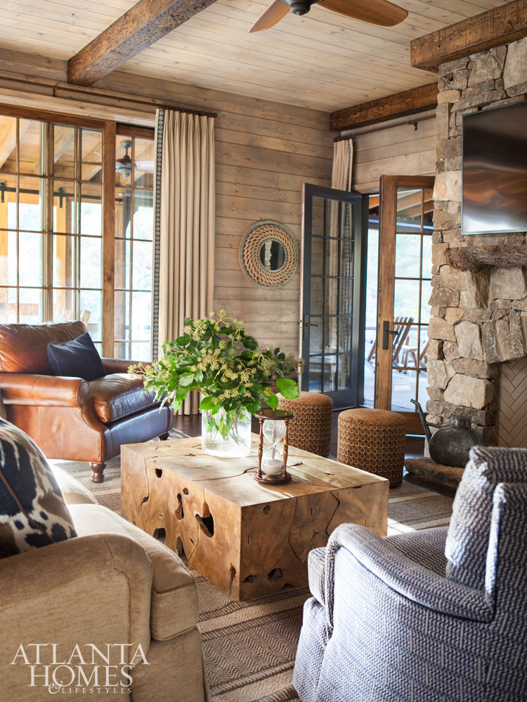 Greg Busch and Meridy King Atlanta Homes & Lifestyles family room