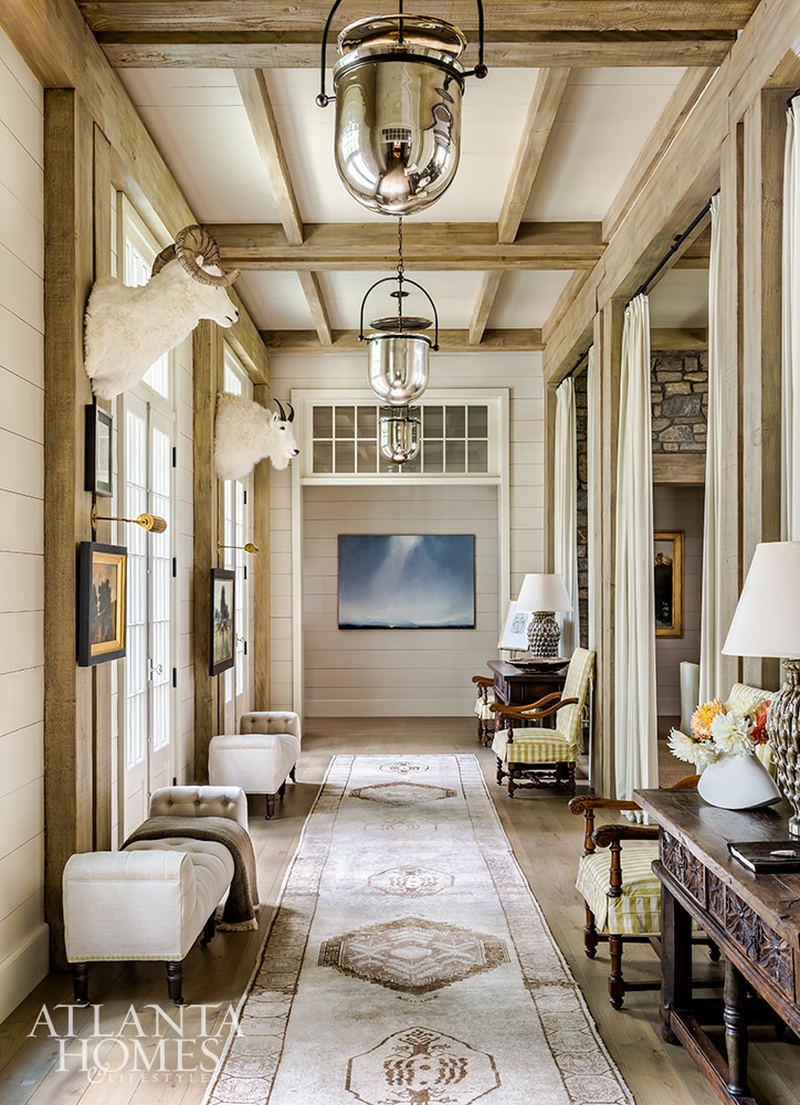 charming Cashiers house Stan Dixon Architect | Betty Burgess interiors design entry
