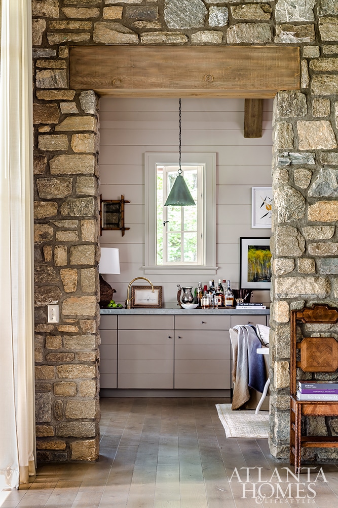 charming Cashiers house Stan Dixon Architect | Betty Burgess interiors design bar