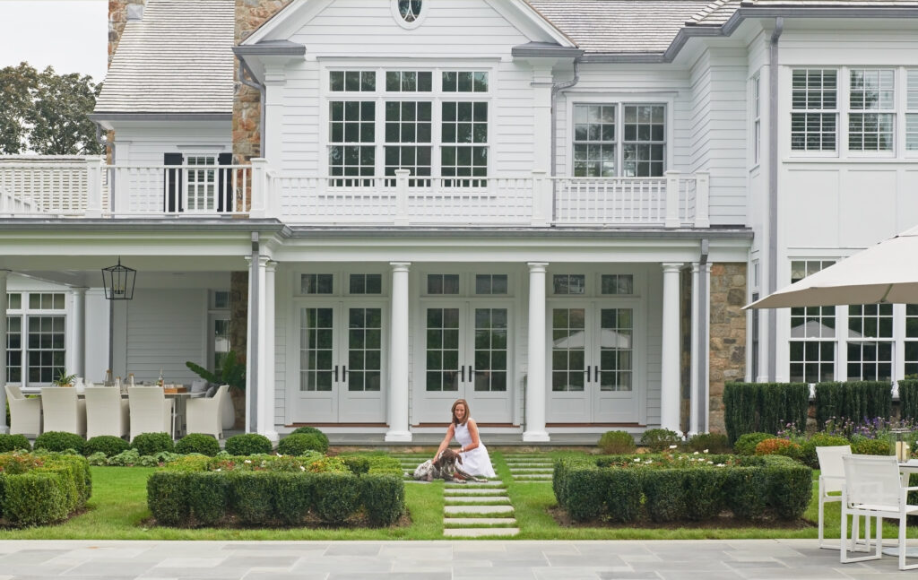 Jane Beiles-Photography Morgan Harrison Design curb appeal white clapboard house