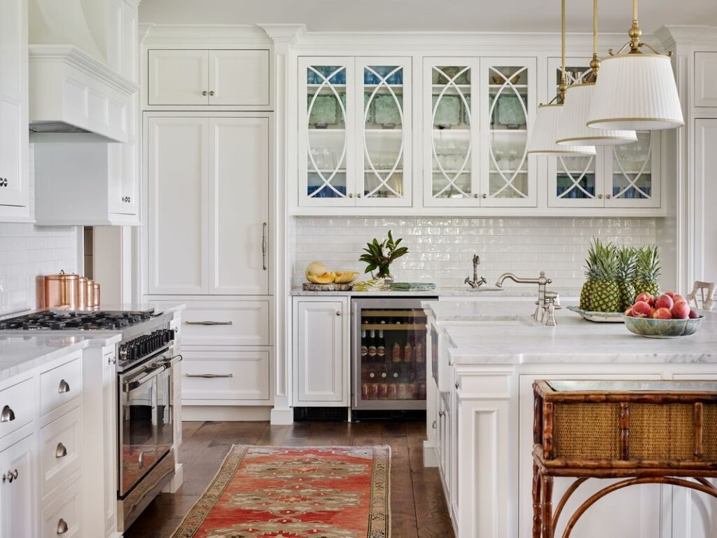 James Farmer Design white kitchen 