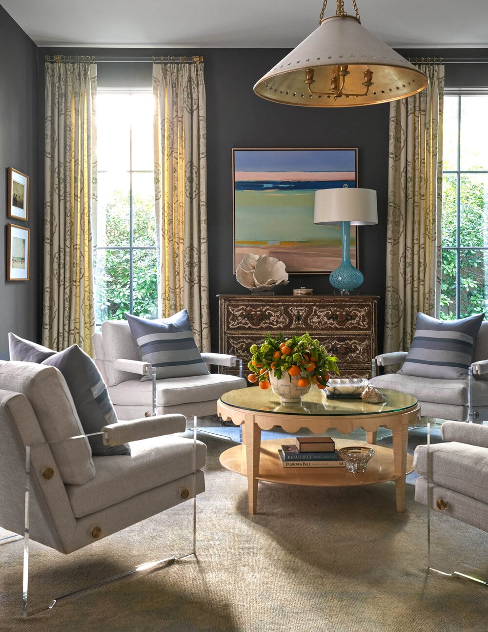 Mary Beth Wagner Interior Design  - Nathan Schroder Photography - living room - - living room decor - living room design - living room remodel 