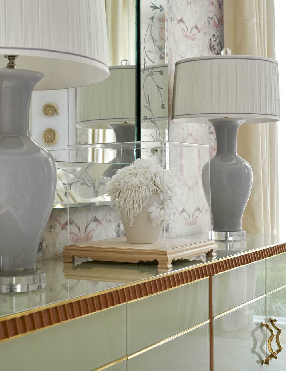 Mary Beth Wagner Interior Design - Nathan Schroder Photography - dining room - wallpaper - dining room decor - dining room design - dining