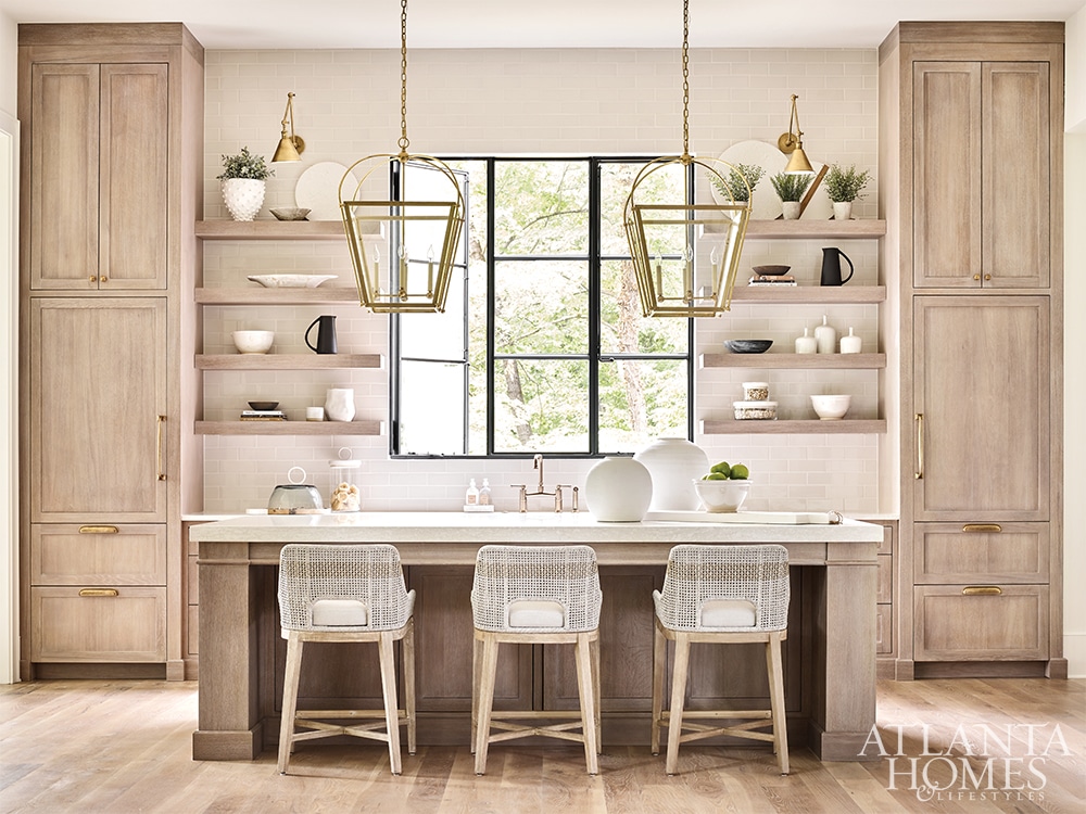Kitchen design winners with lanterns over island