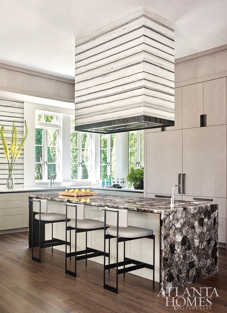 Kitchen design winners island with hood over island
