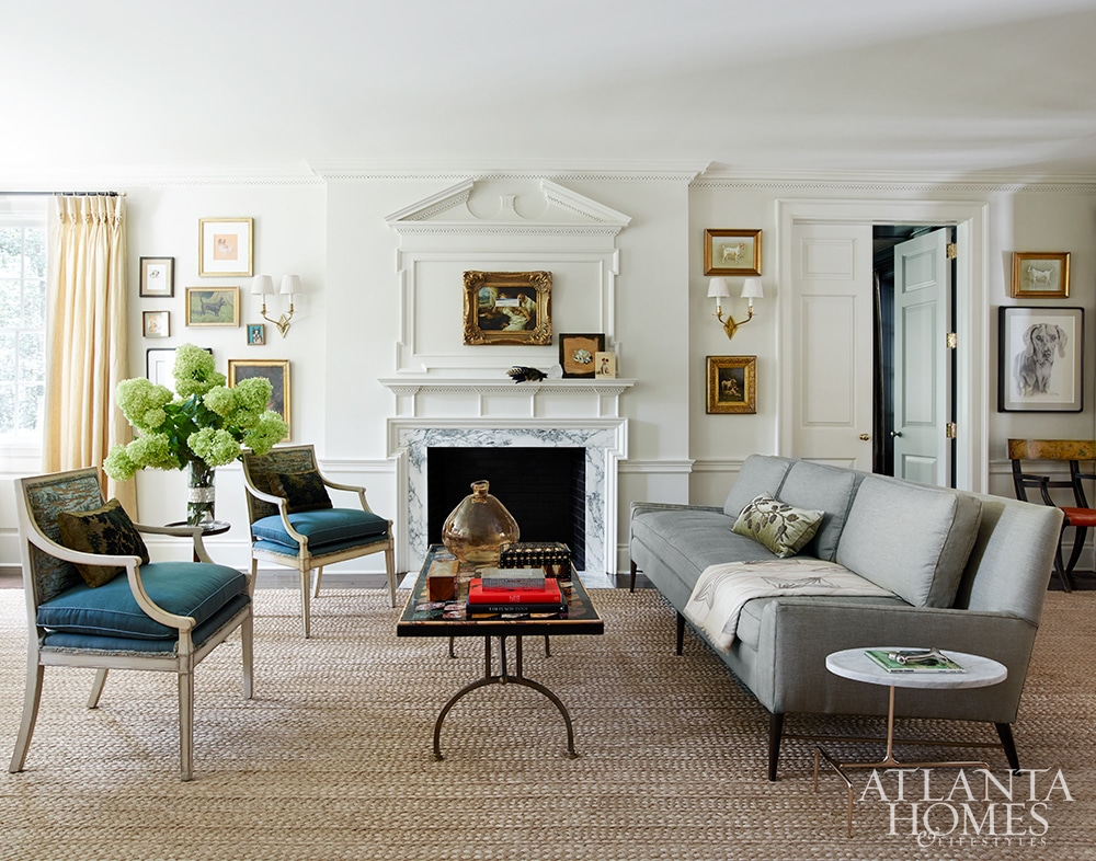 Tammy Connor Design Georgian Revival living room