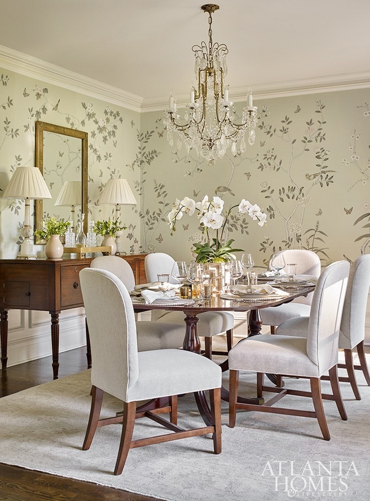 1920's historic renovation in Brookhaven dining room