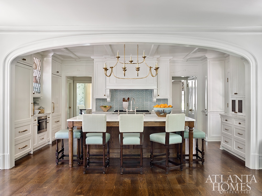 1920's historic renovation in Brookhaven kitchen