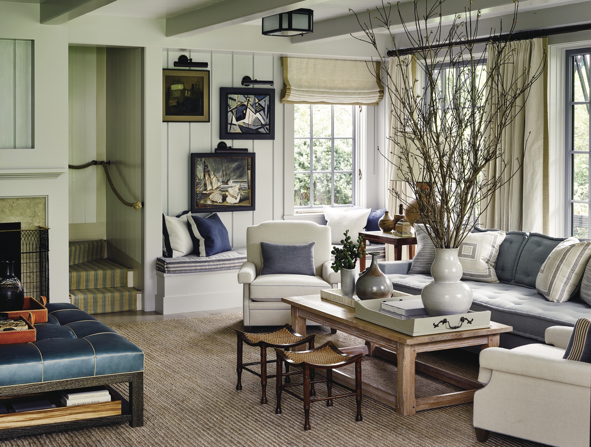 Historical Concepts shiplap family room