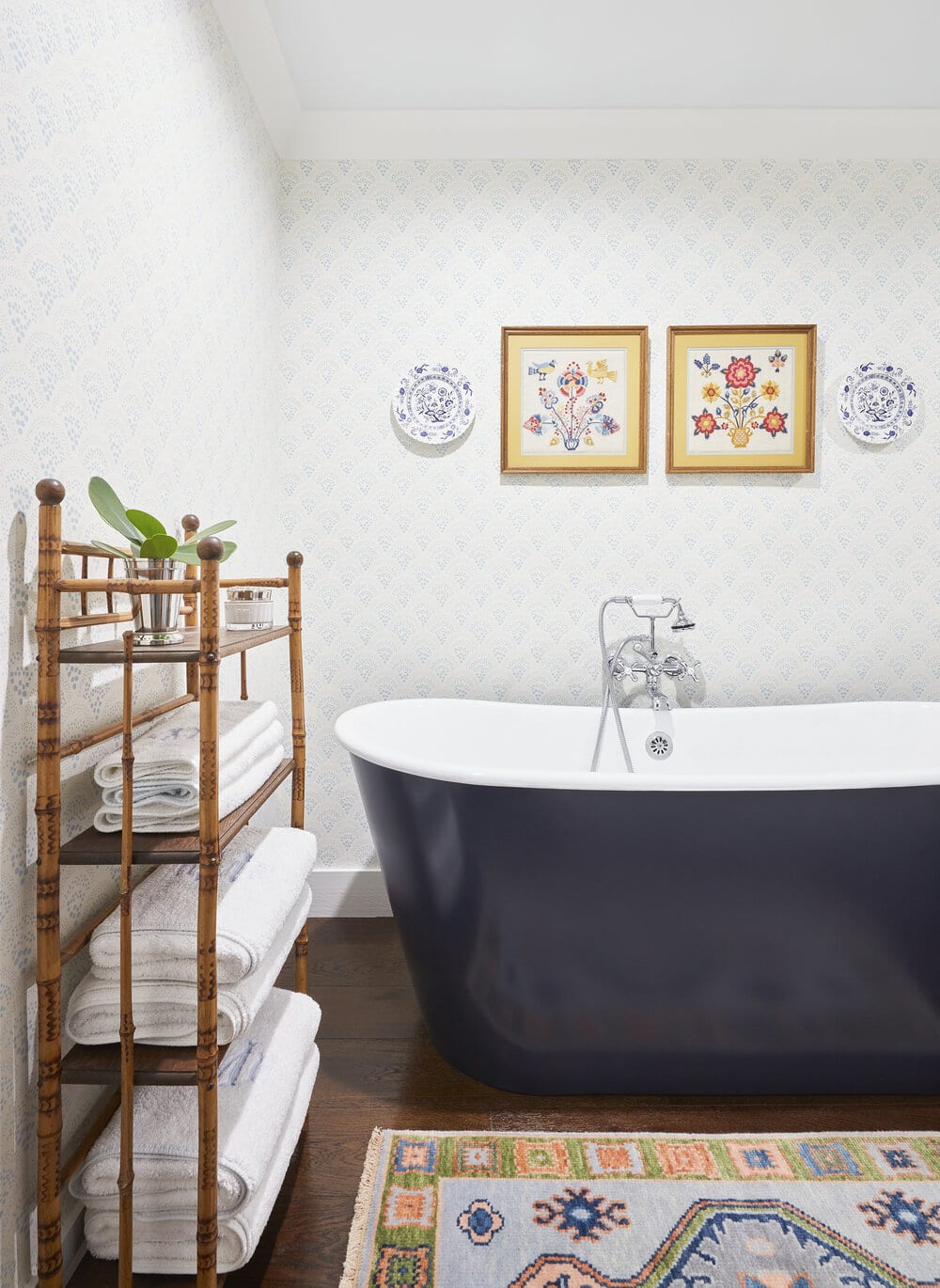 serenity by the sea Kara Miller Interiors Brantley photography freestanding tub