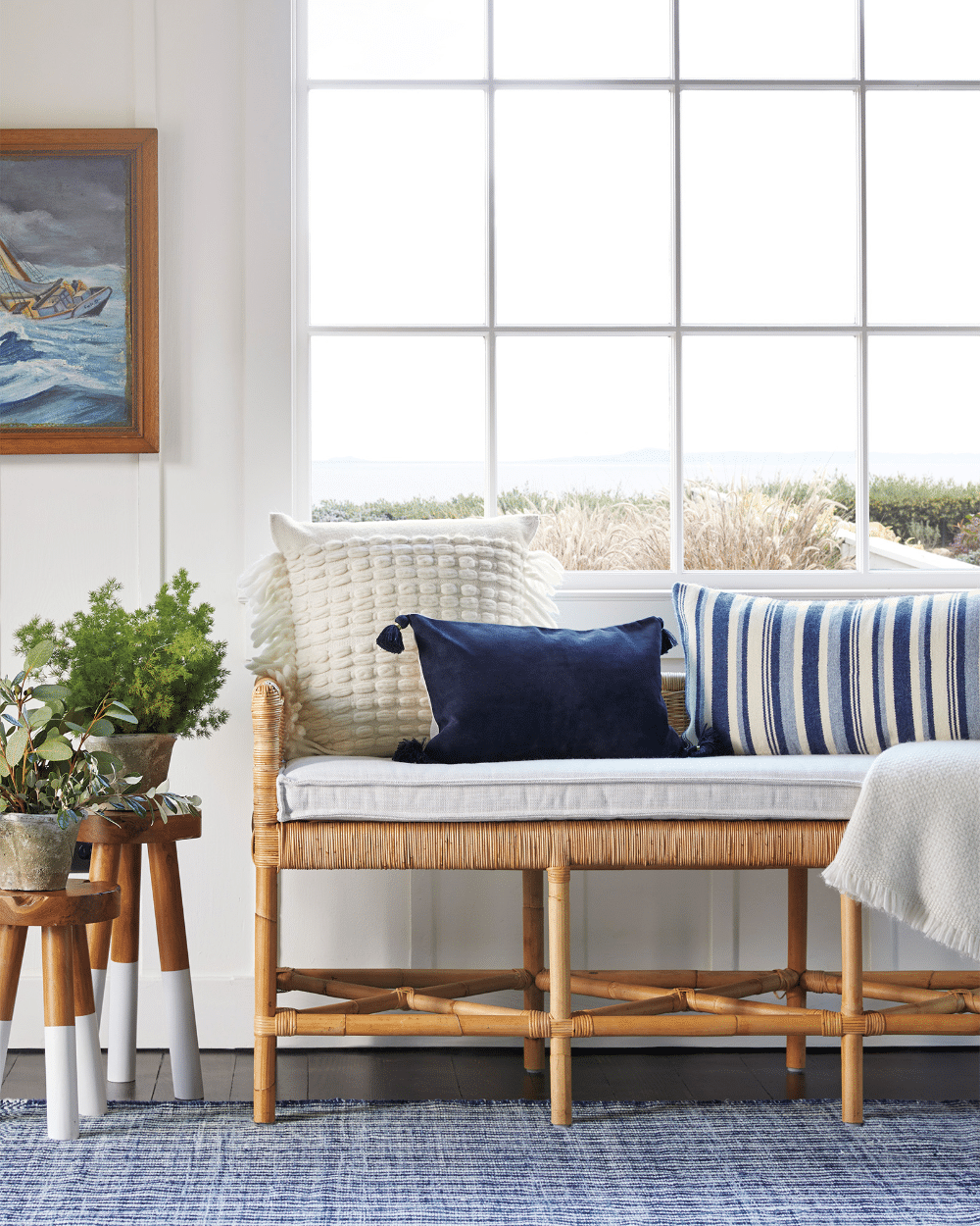 Serena & Lily shore bench 