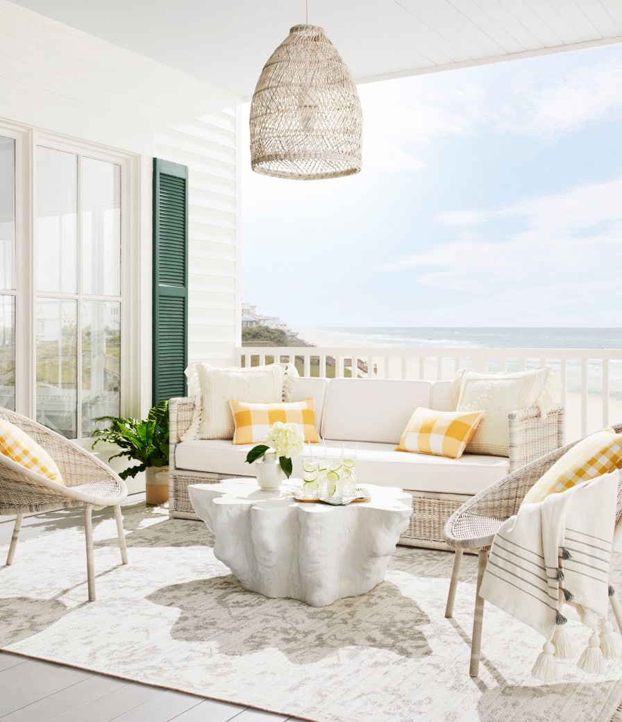 Serena & Lily outdoor living room