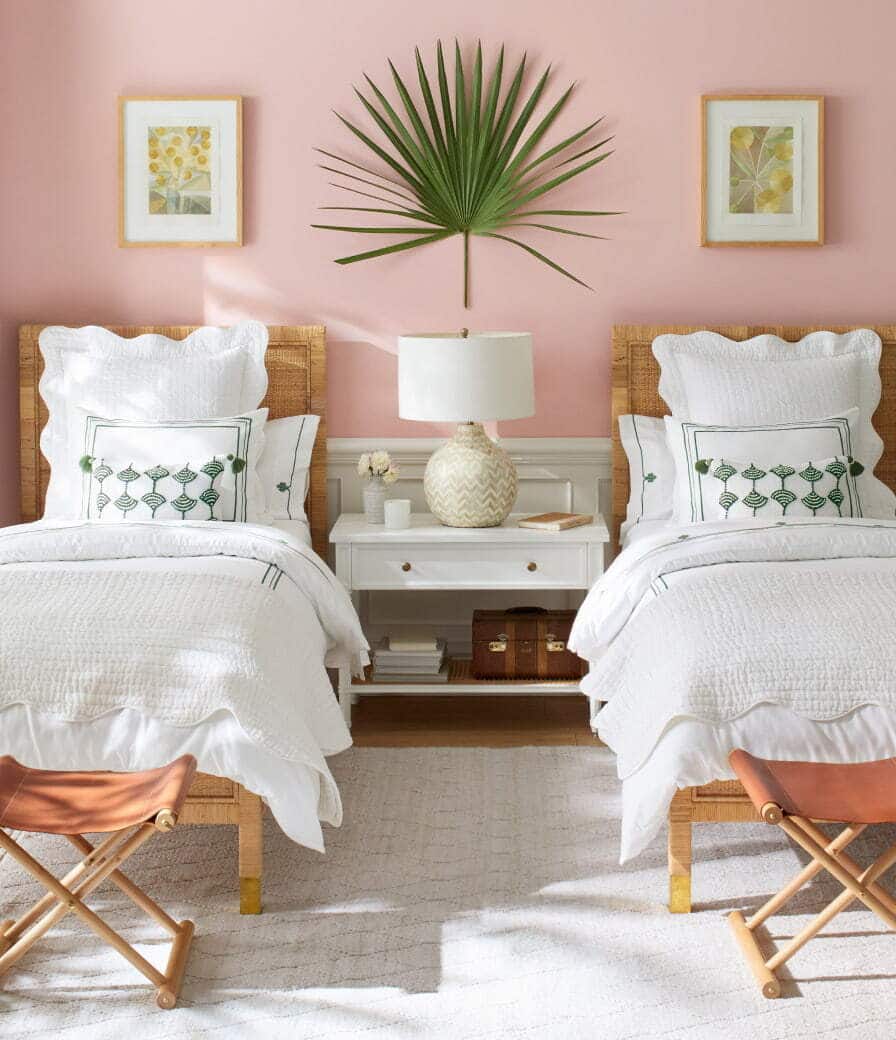 Serena & Lily twin bedroom