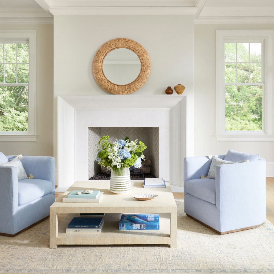 our favorite living room Serena & lily