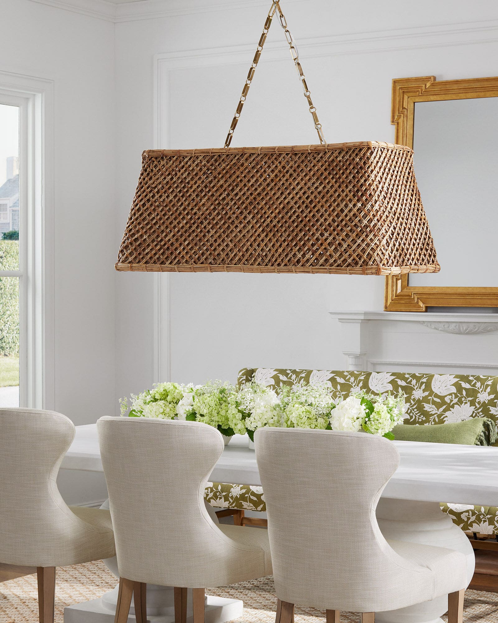 sophisticated Serena & Lily dining room classic design