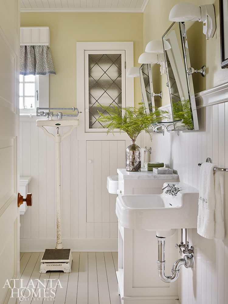 Jackye Lanham restored Victorian on Lake Michigan bathroom | Emily Followill Photography