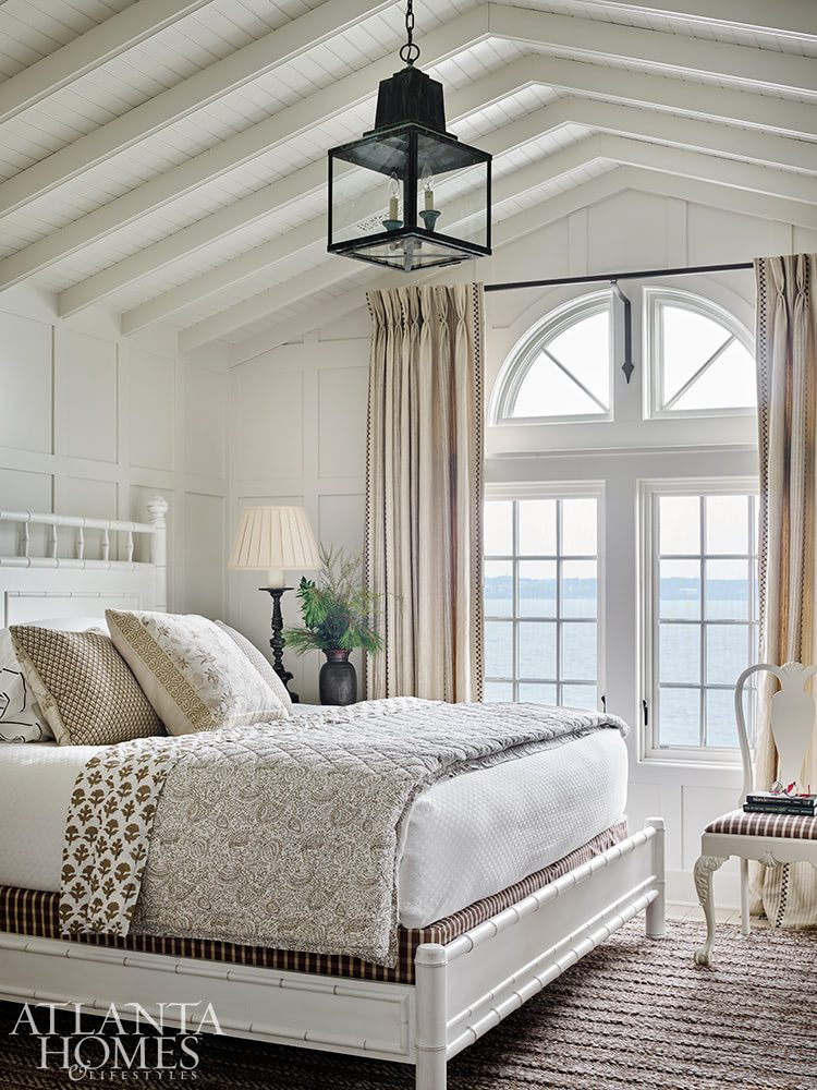 Jackye Lanham restored Victorian on Lake Michigan bedroom | Emily Followill Photography