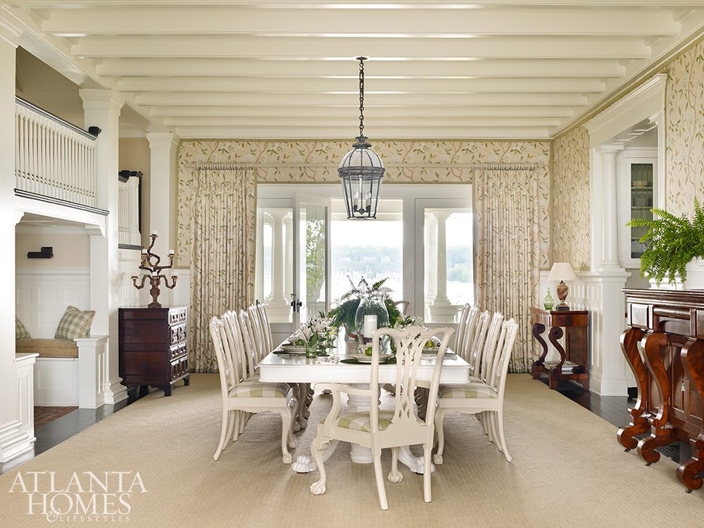 Jackye Lanham restored Victorian on Lake Michigan dining room | Emily Followill Photography