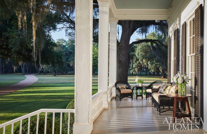 Southern Sophistication - 19th Century Estate in Atlanta Homes and Lifestyles | Interiors:  Susan Lapelle, Lapelle Interiors | Landscape Design:  Carson McElheney Landscape Architecture & Design | Photography: Emily Followill  amazing setting